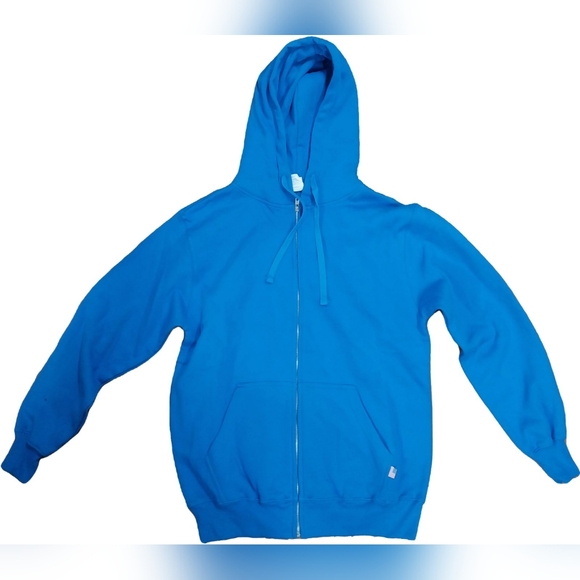 Mens Royal Blue Zipper Hoodie - Picture 1 of 2